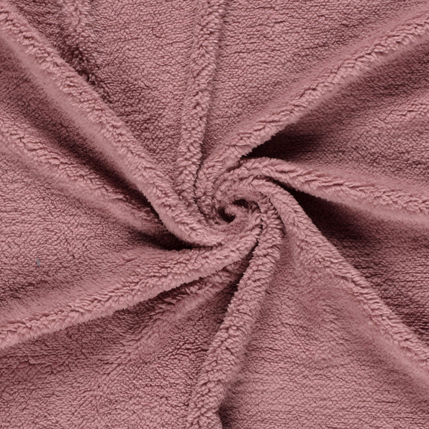 Sherpa Fleece fabric Light Mauve 