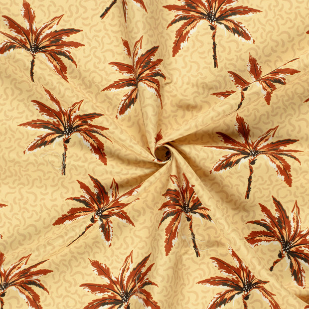 Swimshort water repellent recycled fabric Brique digital printed 