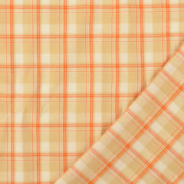 Flannel fabric Beige 