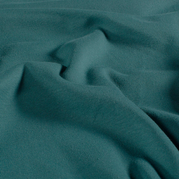 Jersey fabric Unicolour Petrol