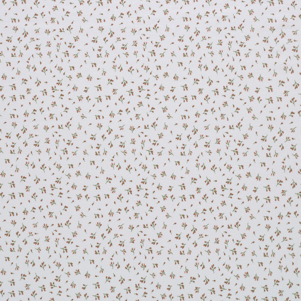 Rib Jersey fabric Off White matte 