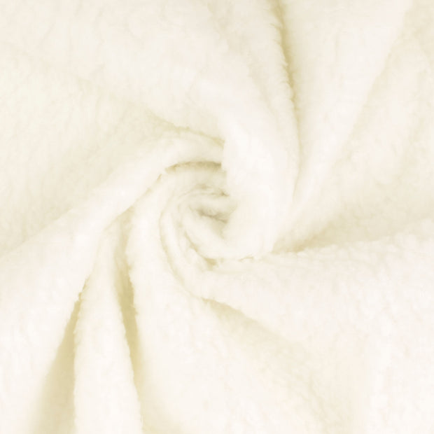 Pluche fabric White 