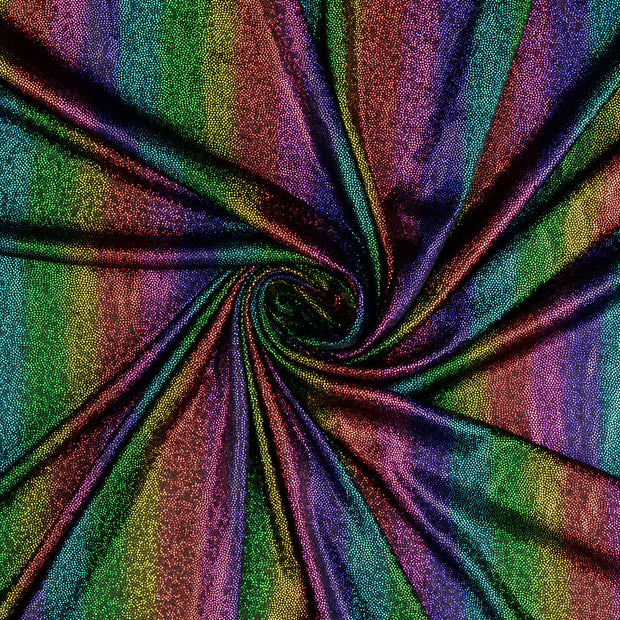 Jersey fabric Multicolor foiled 