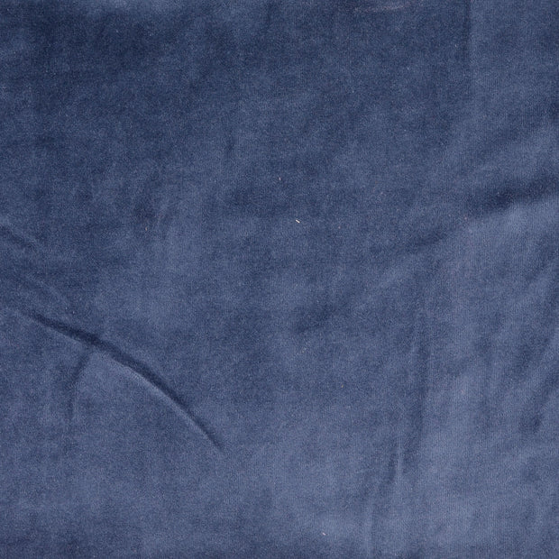 Velours fabric Unicolour Navy