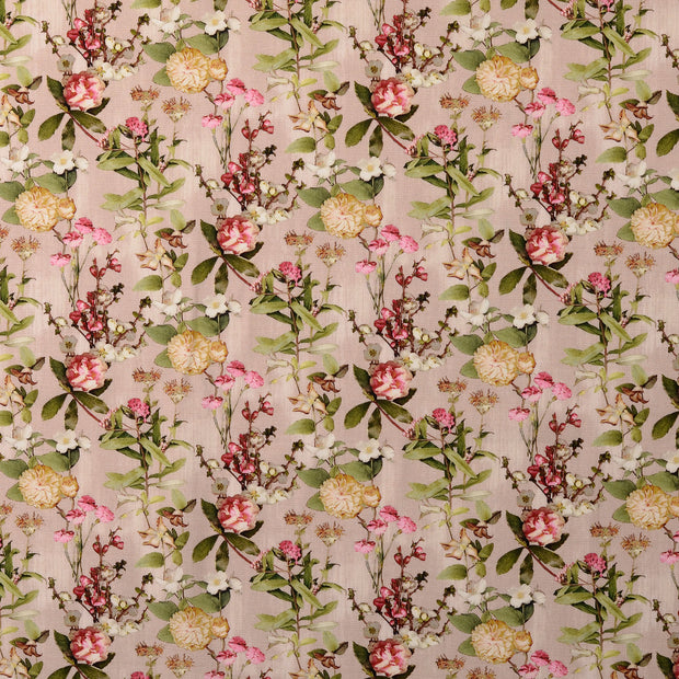 Cotton Poplin fabric Flowers 