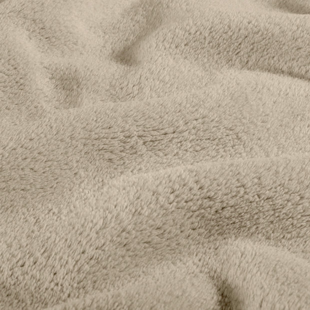 Wellness Fleece fabrik Uni Beige