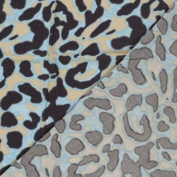 Satin fabric Abstract printed 