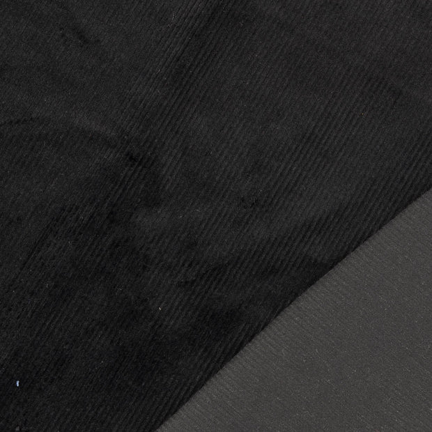 Corduroy 4.5w fabric Black 