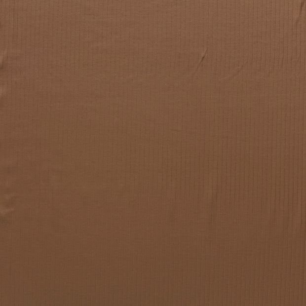 Rib Jersey fabric Camel soft 