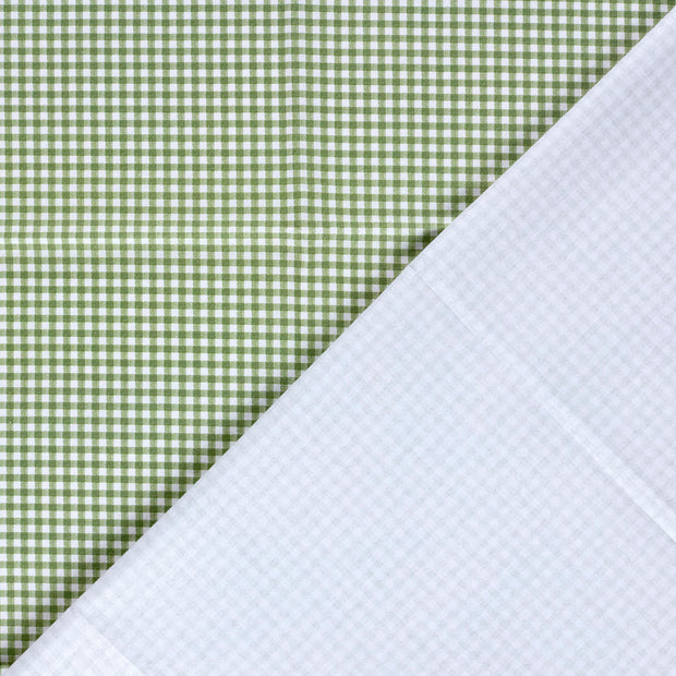 Cretonne fabric Checks digital printed 
