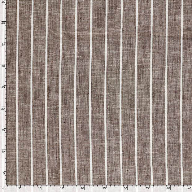  fabric Stripes Dark Brown