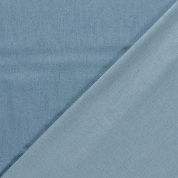 Denim fabric Unicolour pre-washed 