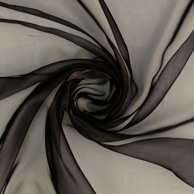 Organza fabric Black 