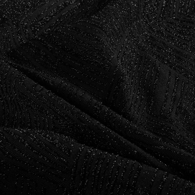 Polyester Jersey stof Effen Zwart