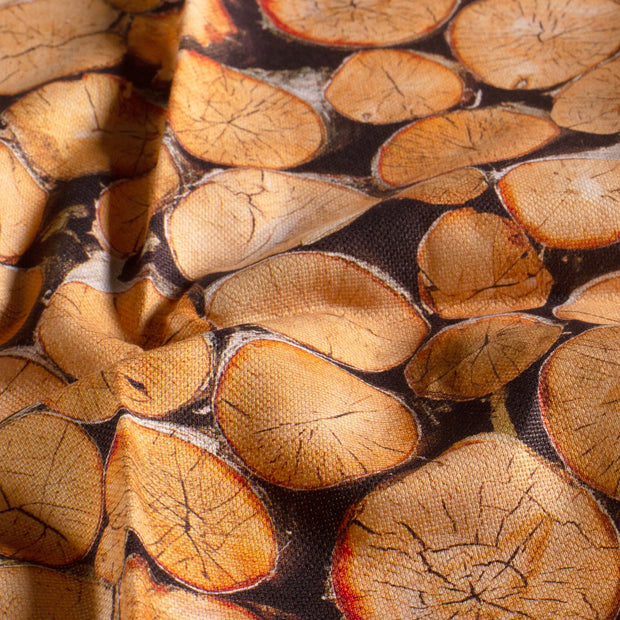 Panama fabric Wood Camel