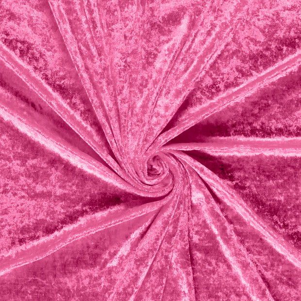Velours fabrik Helles Pink crushed 