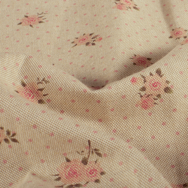 Linnenlook stof Rozen Roze