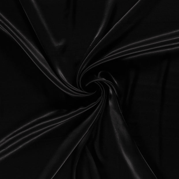 Viscose Satin fabric Black 