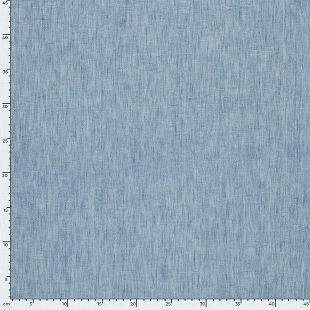 Woven Polyester fabric Unicolour Indigo