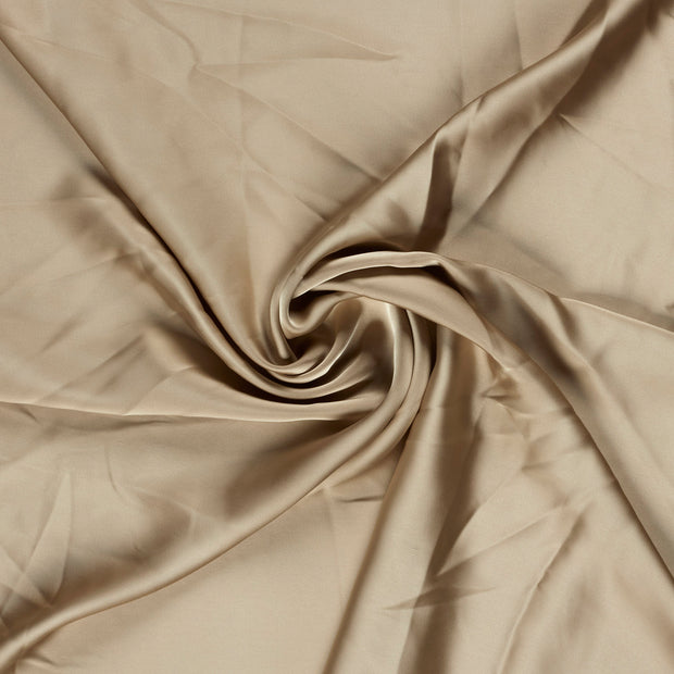 Satin fabric Beige 