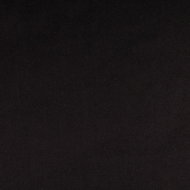 Wool Boucle fabric Unicolour Black