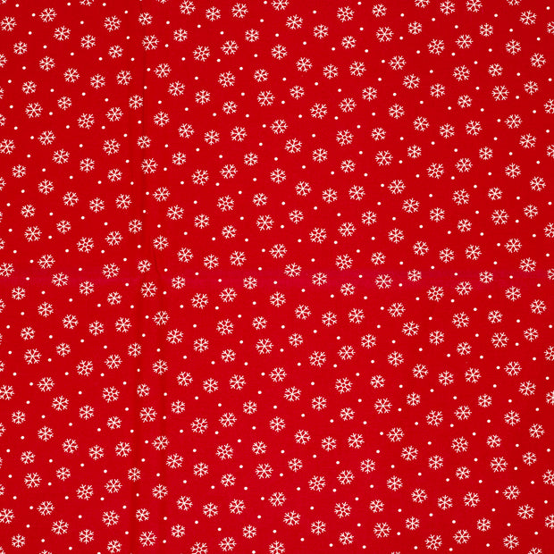 Cotton Poplin fabric Red 
