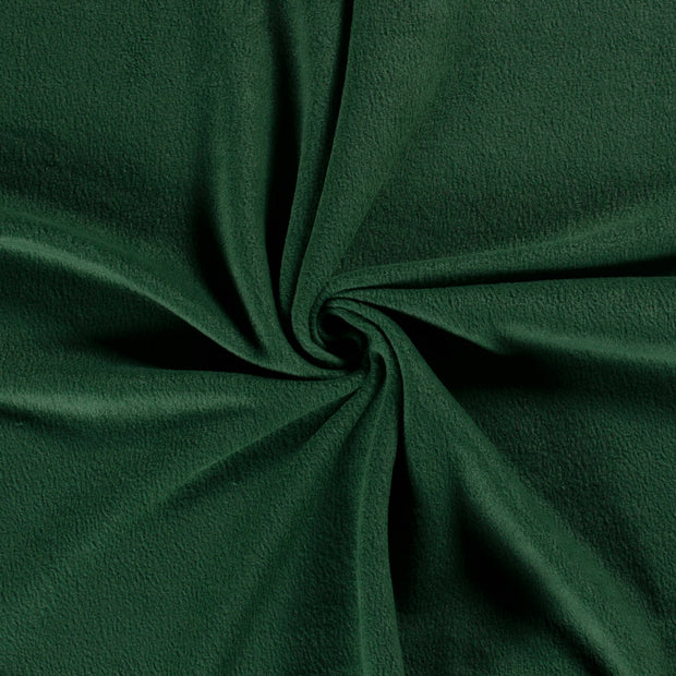 Polaire tissu Vert foncé brossé 