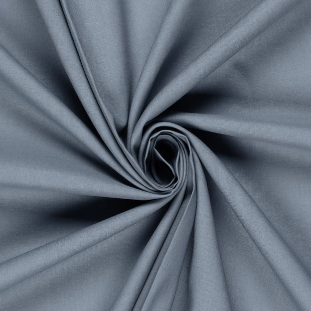 Cretonne Premium fabric Unicolour Steel Blue