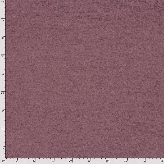 Terry Crepe fabric Unicolour Mauve