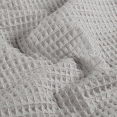 Waffle piqué Unicolour Light Grey
