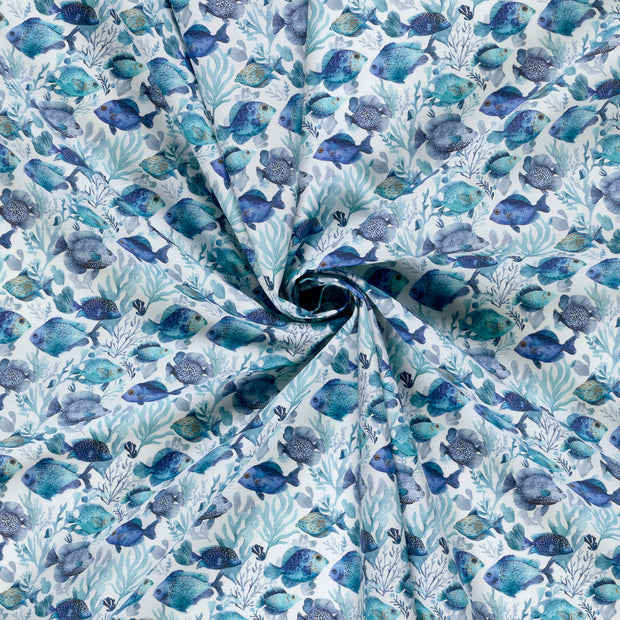 Cotton Poplin fabric Beige 