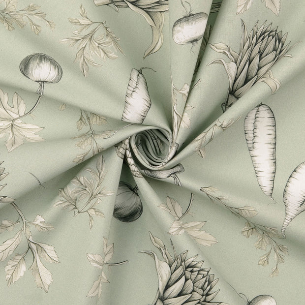 Cretonne fabric Dark Mint 