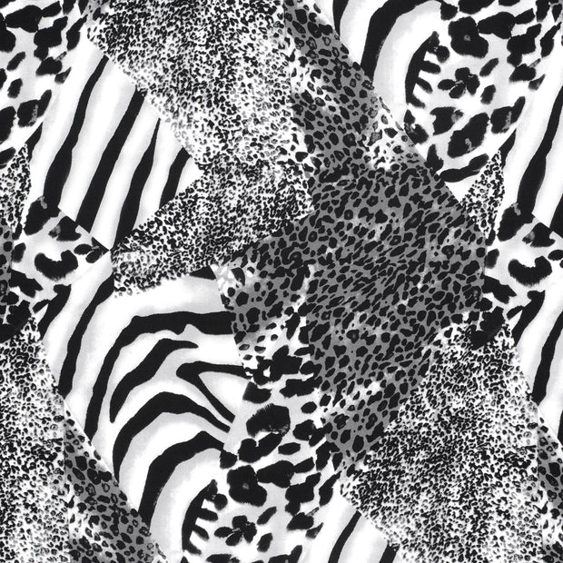 Punta di Roma fabric Black matte 