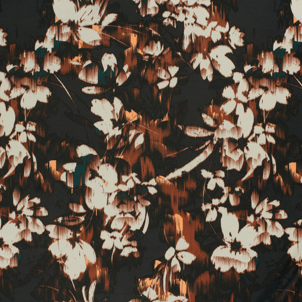 Satin Duchesse fabric Dark Green slightly shiny 