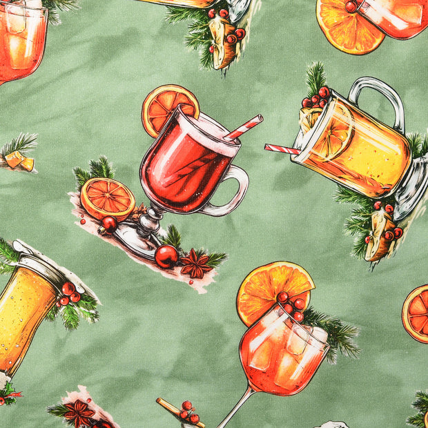  fabric Crocodiles Olive Green
