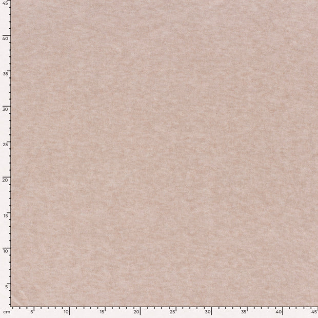 Heavy Knit fabric Melange Beige