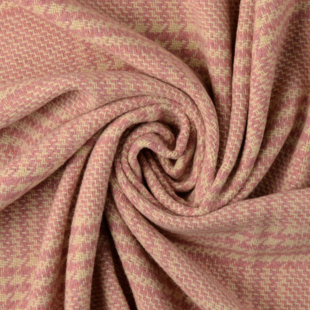 Wool Boucle fabric Old Pink 