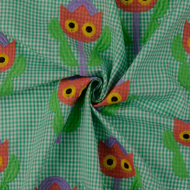 Cotton Poplin fabric Green 