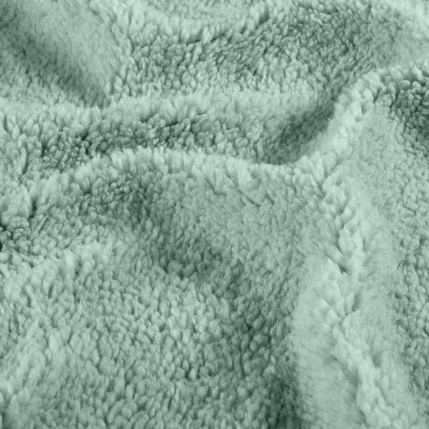 Sherpa Fleece fabric Unicolour Ice Blue