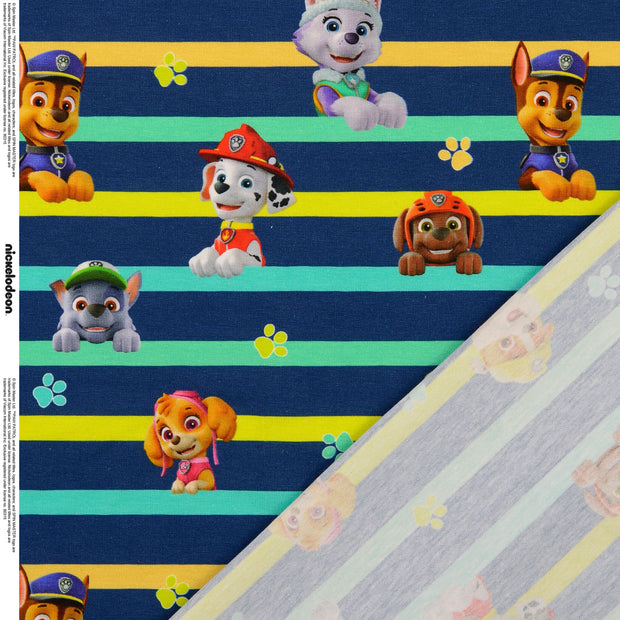Cotton Jersey fabric Paw Patrol digital printed 