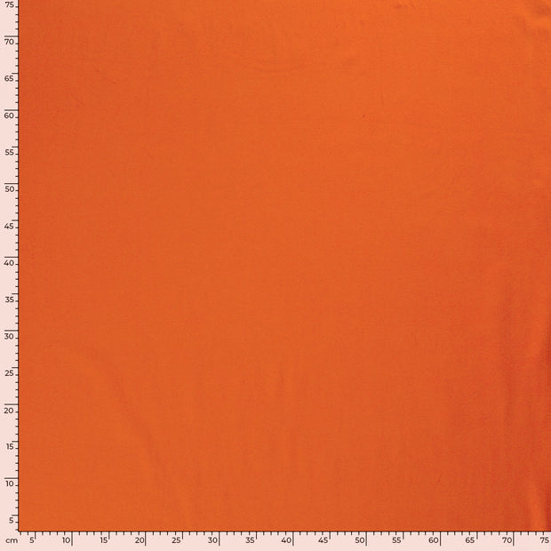 Jersey fabric Unicolour Orange