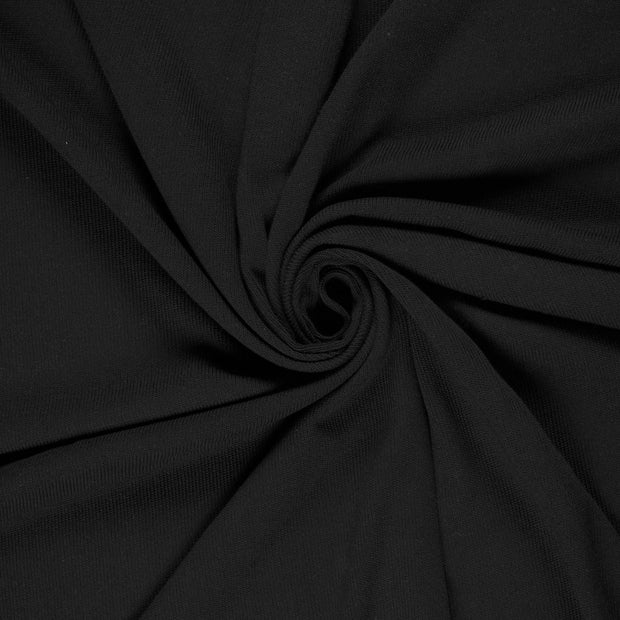 Heavy Knit fabrik Schwarz 