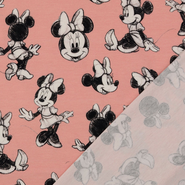 Cotton Jersey fabric Mickey Mouse digital printed 