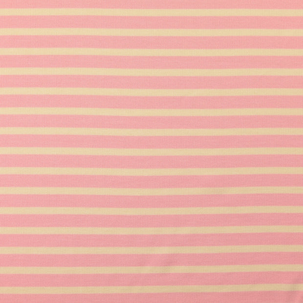 Punta di Roma fabric Stripes Light Pink