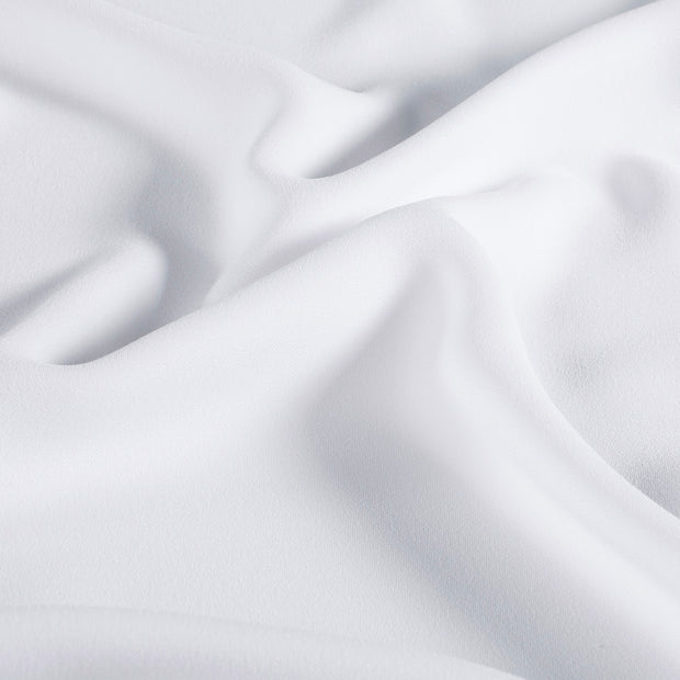 Crepe fabric Unicolour Optical White