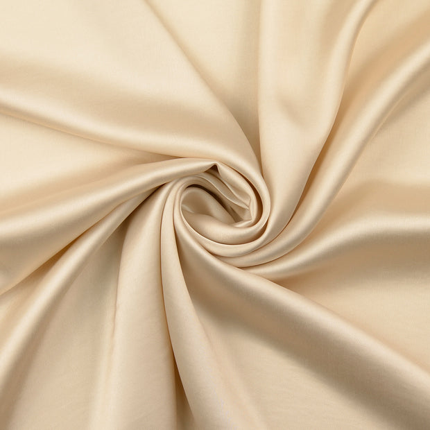 Satin fabric Beige 