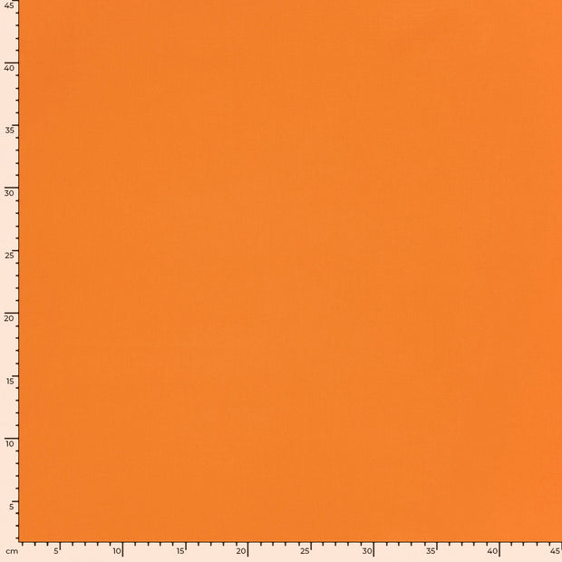Cretonne Premium fabric Unicolour Orange