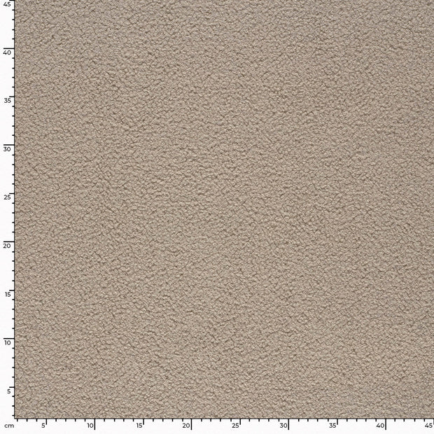 Teddy fabric Unicolour Beige