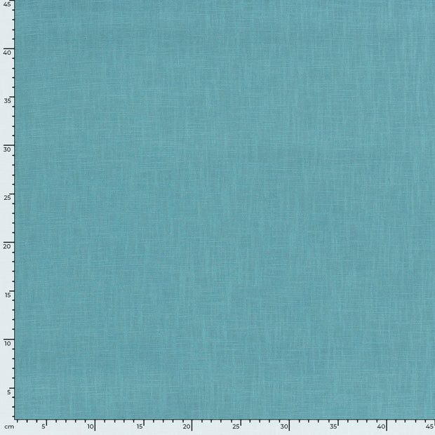 Linen fabric Unicolour Baby Blue