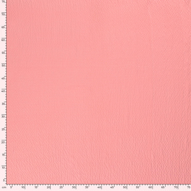 Viscose Bubble fabric Unicolour Pink